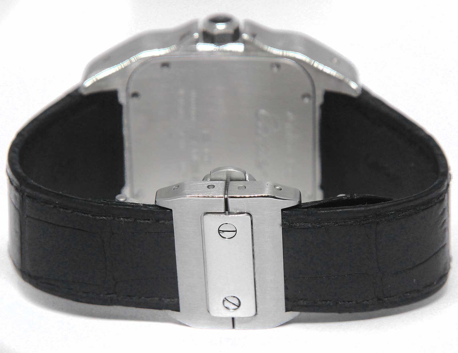 Cartier Santos 100XL Stainless Steel Silver Dial Men's Watch 2656