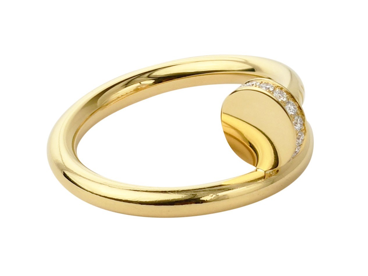 Cartier Juste Un Clou Ring 18k Yellow Gold Diamond Nail Size 52 B/P '22 B4216952 Cartier Juste Un Clou Ring 18k Yellow Gold Diamond Nail Size 52 B/P '22 B4216952