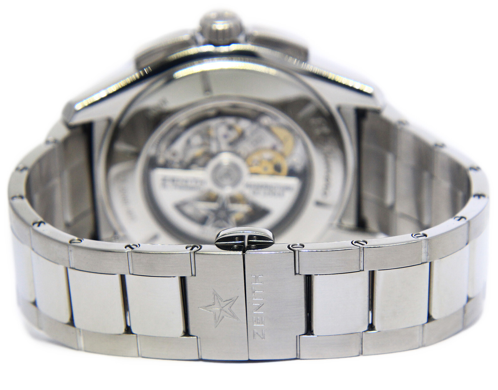 Zenith El Primero Stratos Flyback Chronograph Steel Mens Watch B/P 03.2060.405