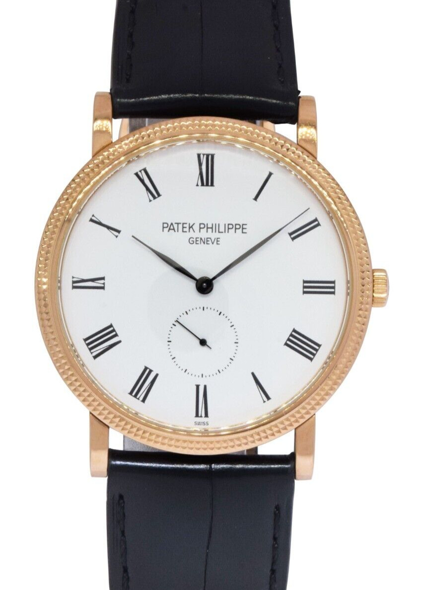 Patek Philippe 5119 Calatrava 18k Rose Gold White Dial Mens 36mm Watch 5119R Patek Philippe 5119 Calatrava 18k Rose Gold White Dial Mens 36mm Watch 5119R