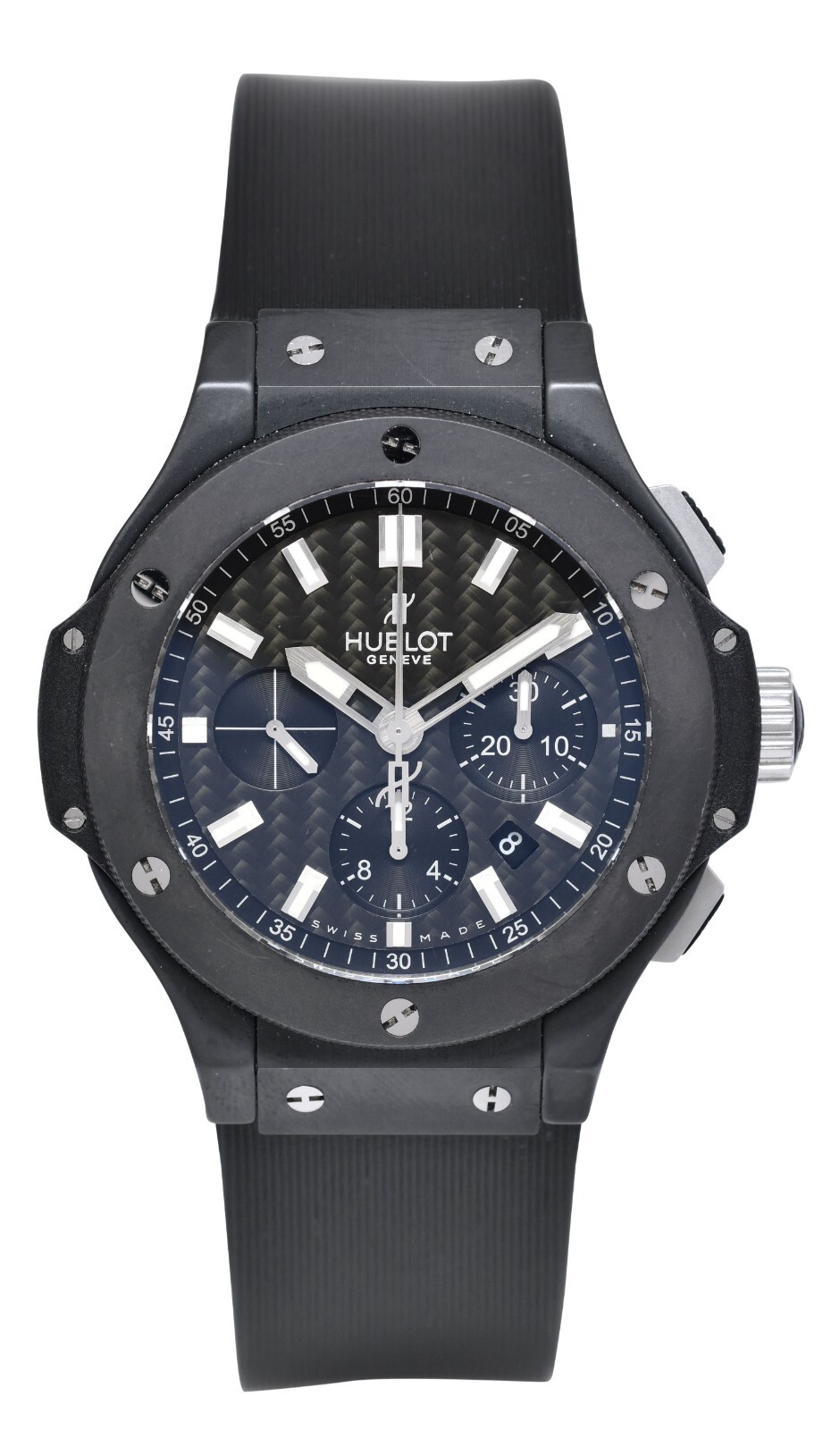 Hublot Big Bang Black Magic Chronograph Carbon Fiber 44mm Watch 301.CI.1770.RX
