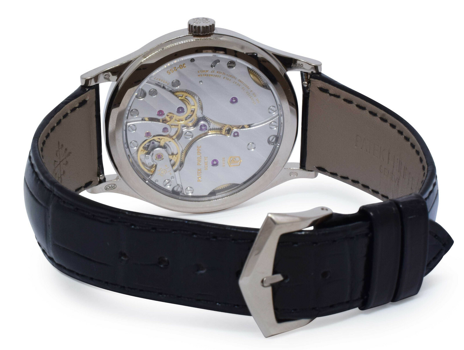 NEW Patek Philippe 6119 Calatrava 18k WG Gray Brushed Dial 39 Manual Watch 6119G