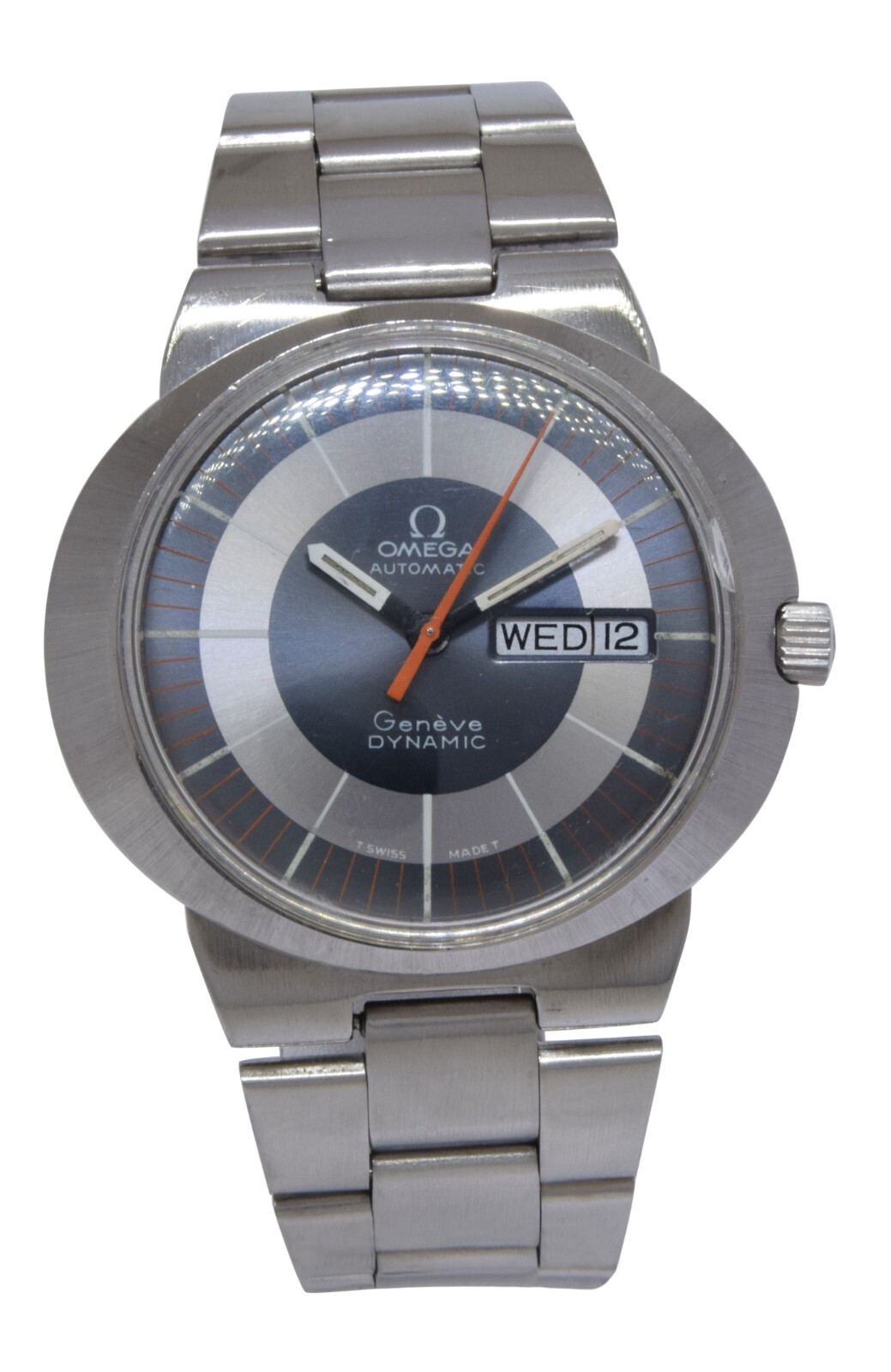 Omega Dynamic Tool 107 Steel Day/Date Mens 41mm Automatic Vintage Watch