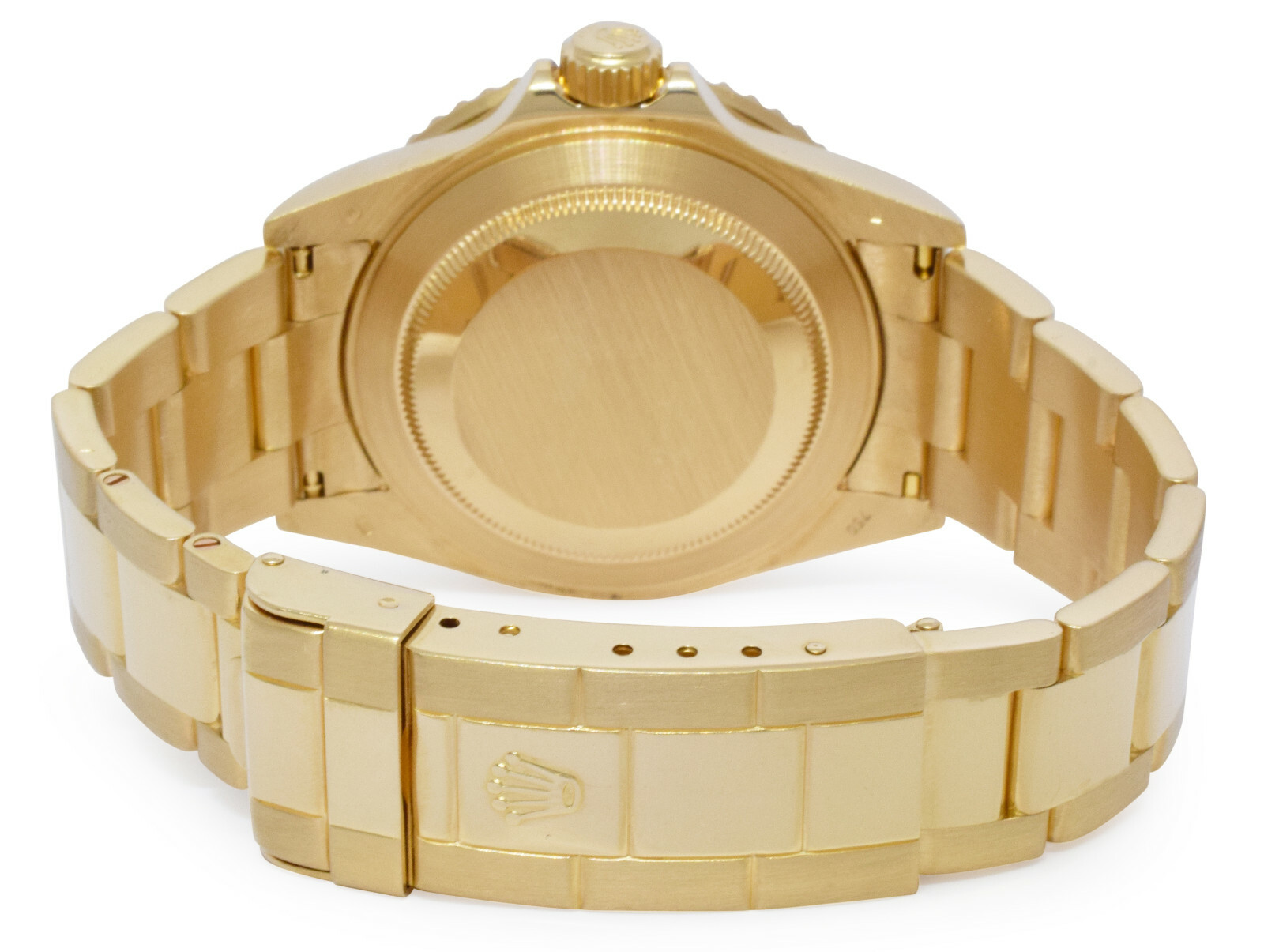Rolex Submariner 18k Yellow Gold Blue Dial/Bezel Mens 40mm Watch  Z 16618