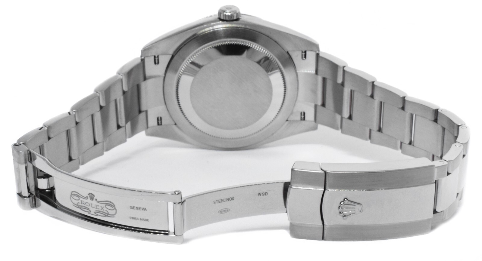 NOS Rolex Datejust 41 SS Rhodium Index Dial Oyster Mens Watch B/P '21 126300