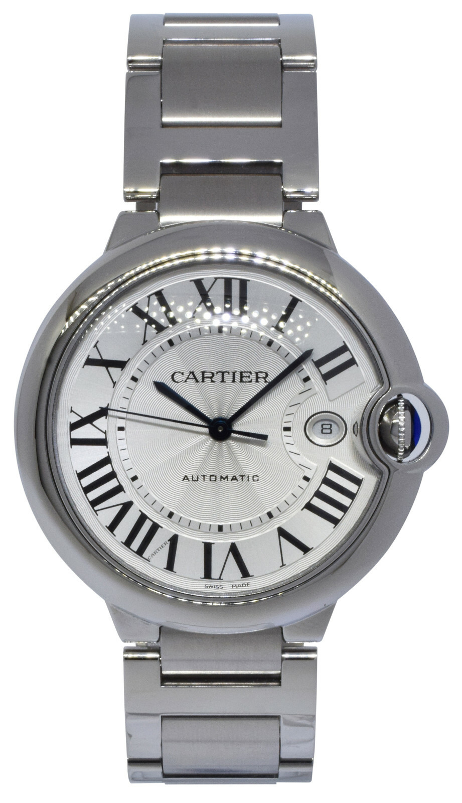 Cartier Ballon Bleu 42mm Steel Automatic Watch Box/Papers 2018 W69012Z4 3765