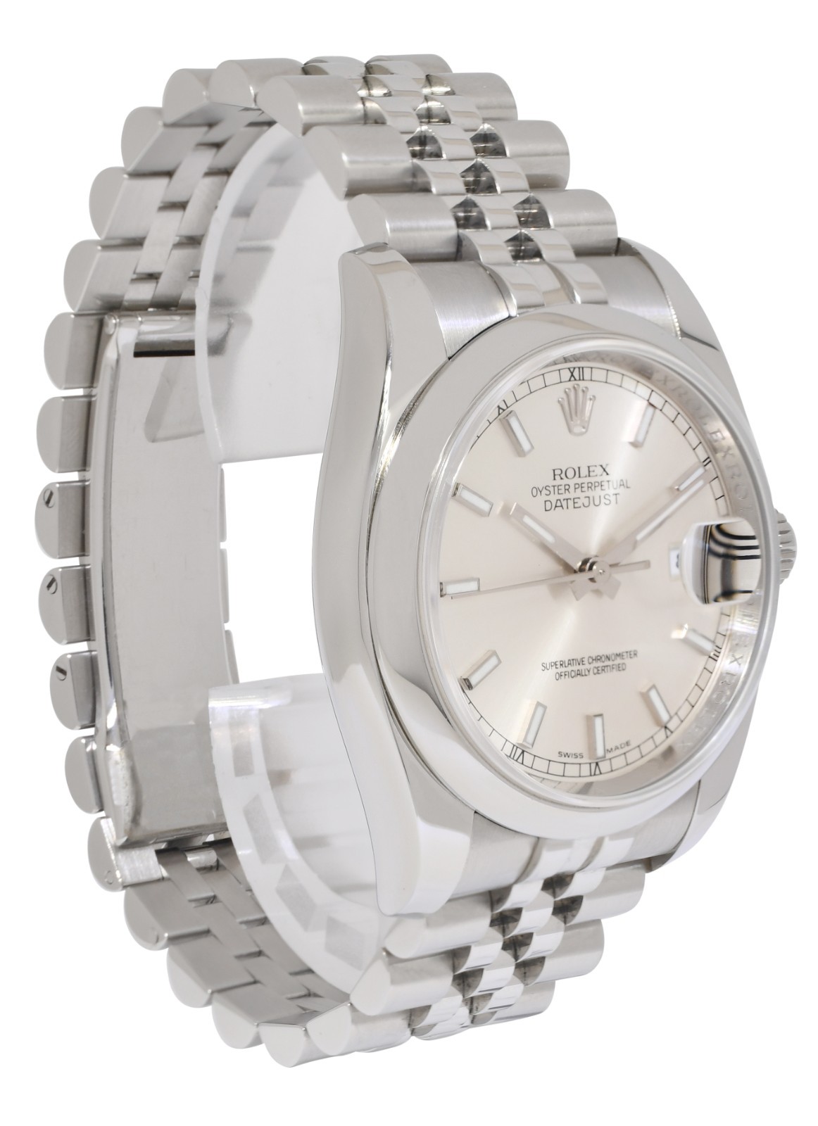 Rolex Datejust Steel Silver Dial Jubilee Bracelet 36mm Watch V 116200 Rolex Datejust Steel Silver Dial Jubilee Bracelet 36mm Watch V 116200