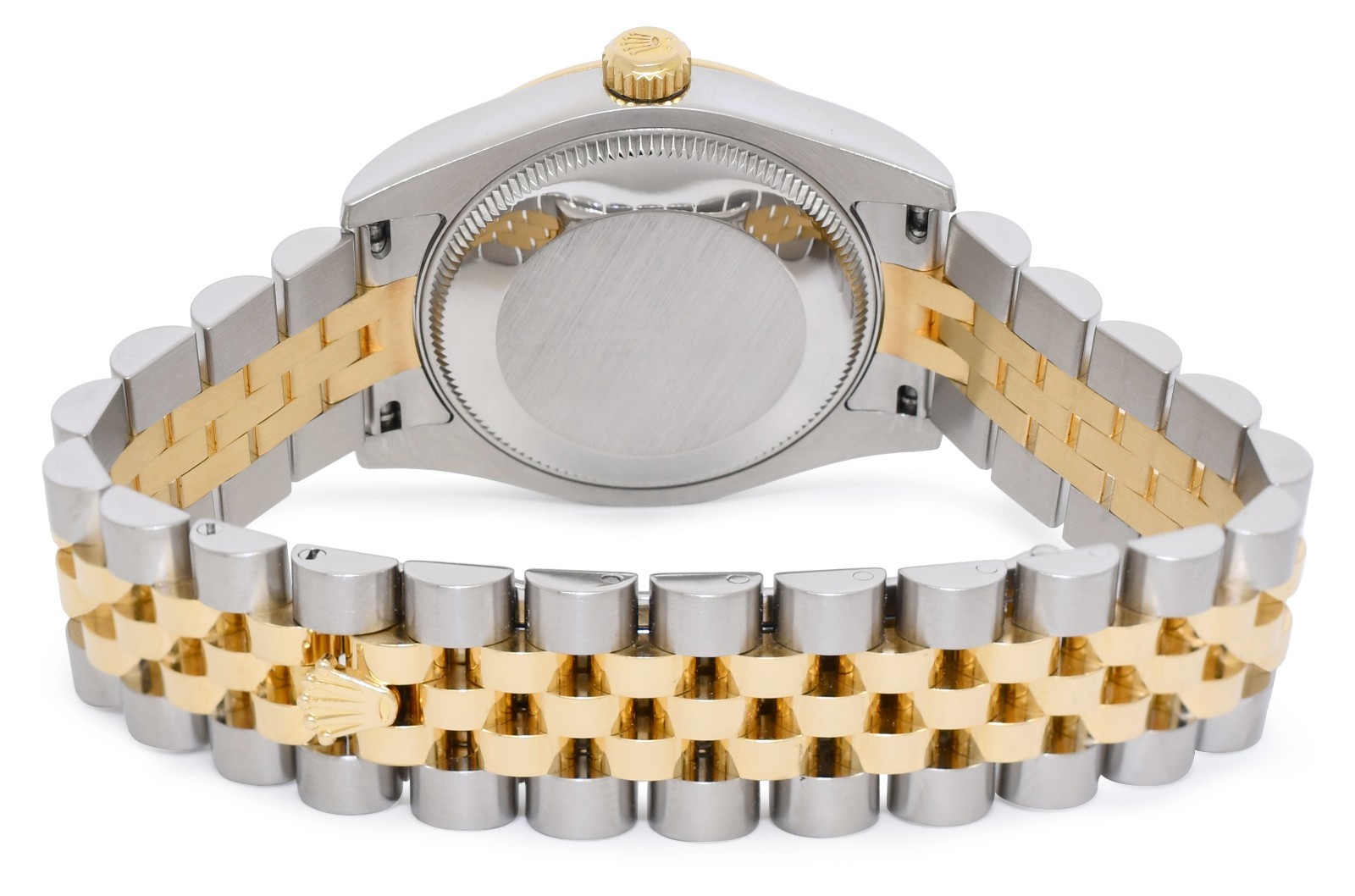 Rolex Datejust 18k Yellow Gold/Steel Olive Green Diamond VI 31mm Watch 178273