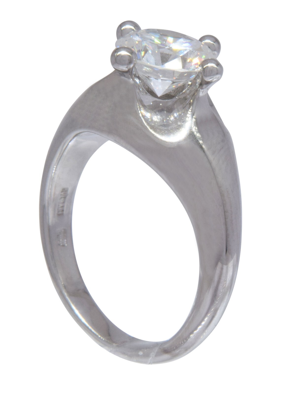 Bvlgari 1.62ct Round Brilliant Cut Diamond & Platinum Solitaire Ring Size 6 Bvlgari 1.62ct Round Brilliant Cut Diamond & Platinum Solitaire Ring Size 6