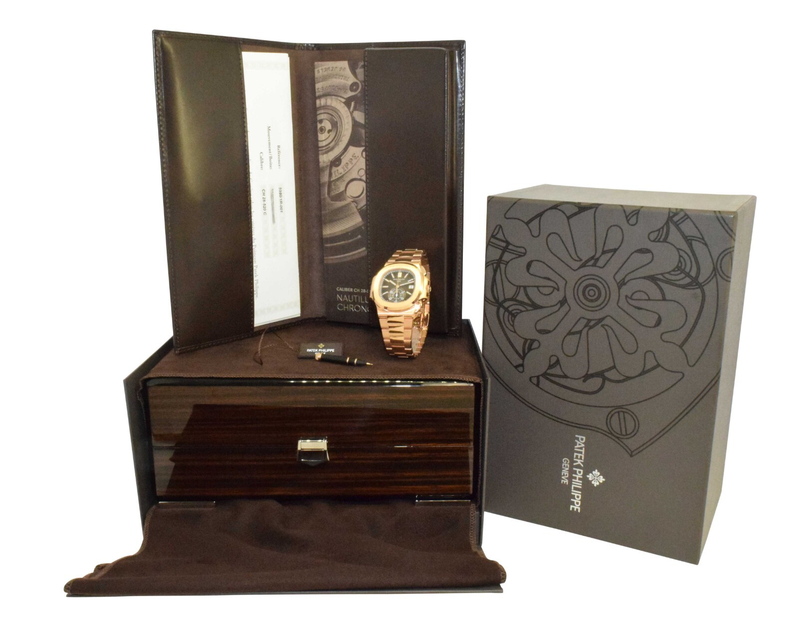 Patek Philippe Nautilus DISCONTINUED 18K Rose Gold Watch B/P NEW '23 5980/1R