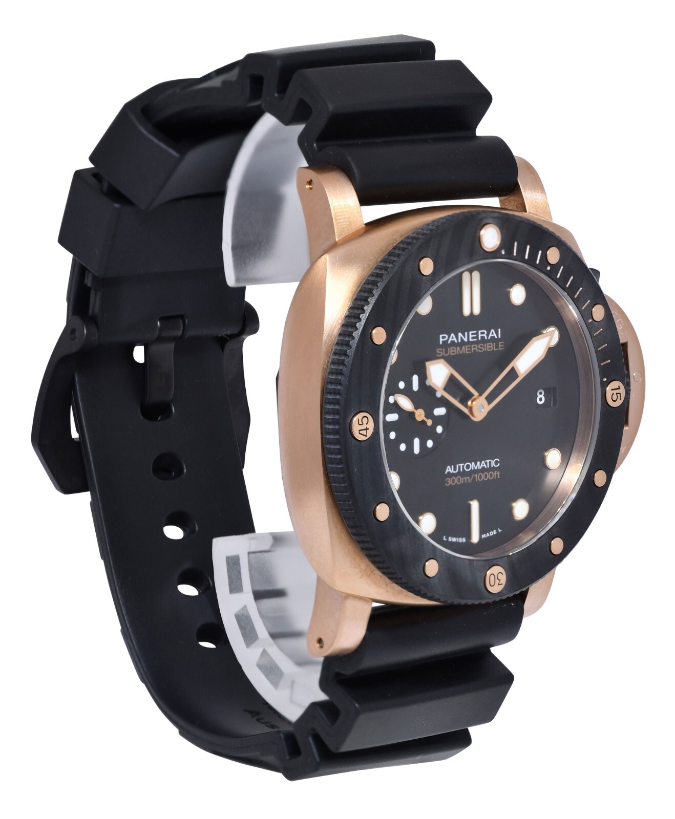Panerai Submersible PAM 1070 Goldtech OroCarbo 44mm Watch B/P '22 PAM01070