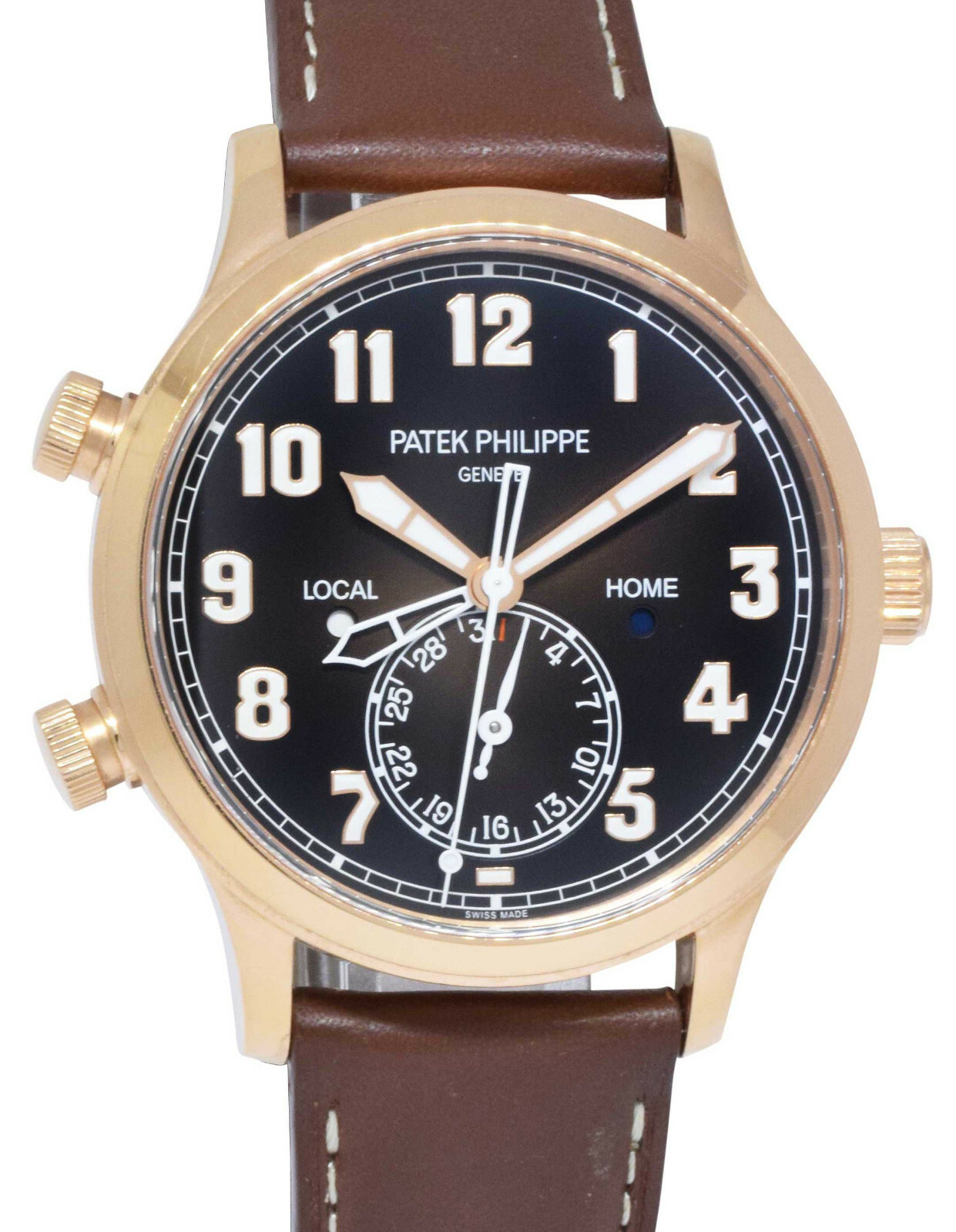 Patek Philippe 5524 Complications 18k Rose Gold Pilots Watch B/P '23 5524R Patek Philippe 5524 Complications 18k Rose Gold Pilots Watch B/P '23 5524R