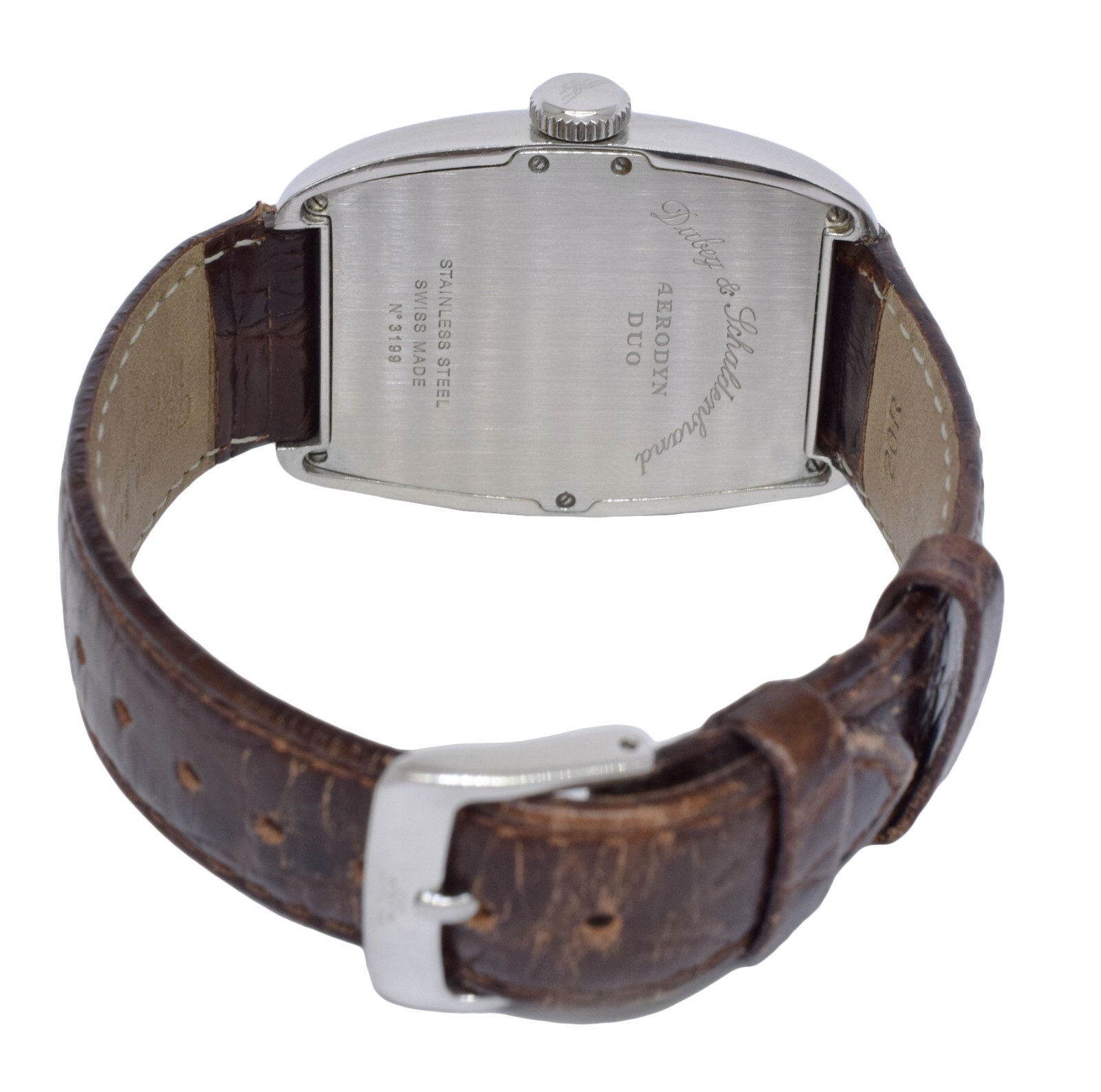 Dubey & Schaldenbrand Aerodyn Duo Steel Automatic Mens Watch Box/Papers