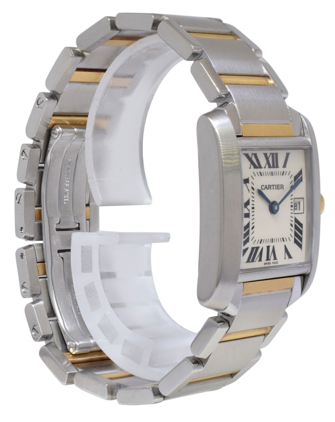 Cartier Tank Francaise Medium Yellow Gold/Steel Ladies Watch W51012Q4 2465