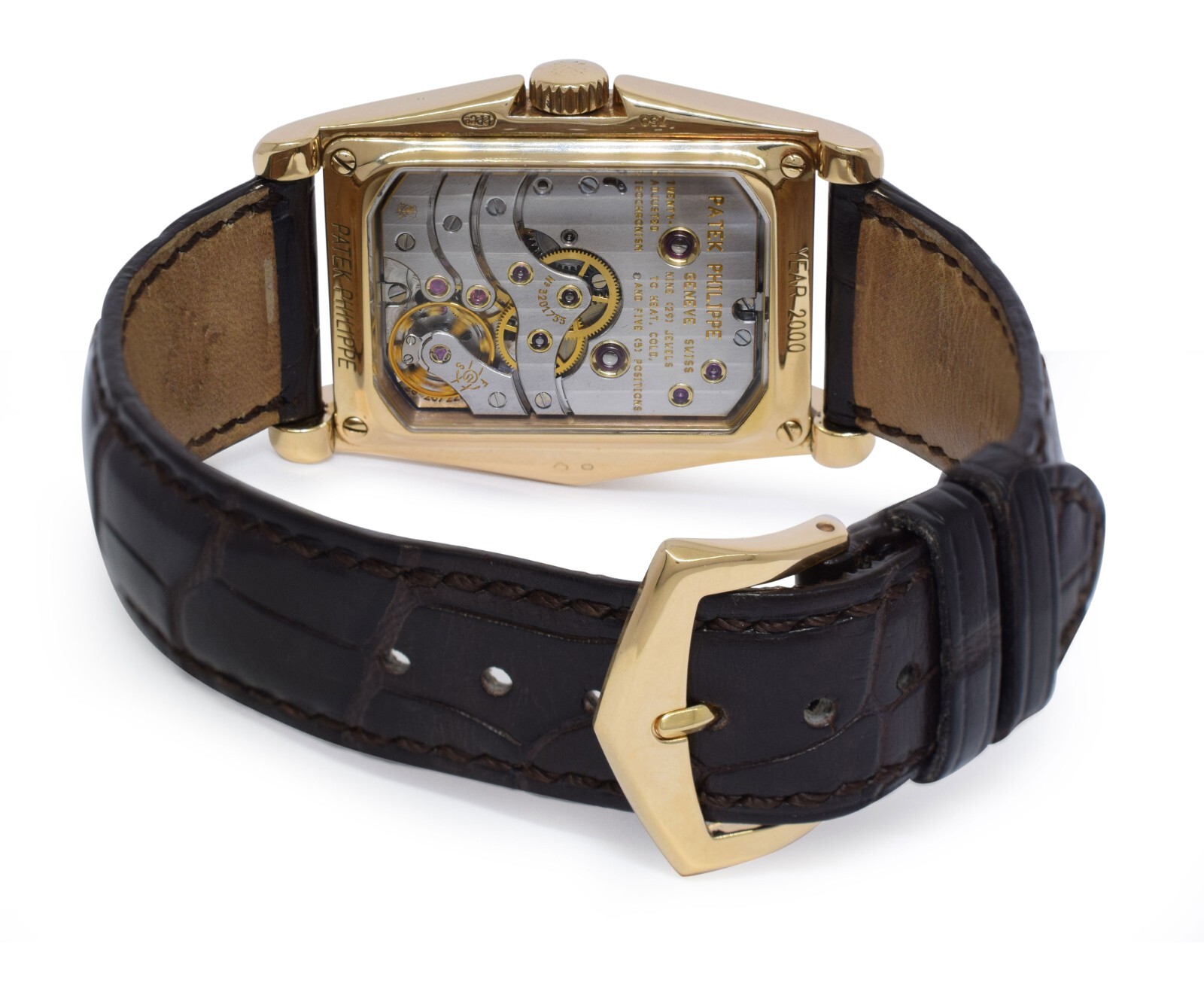 Patek Philippe 5100 Gondolo 18k Yellow Gold Watch 10 Day Power Reserve B/P 5100J