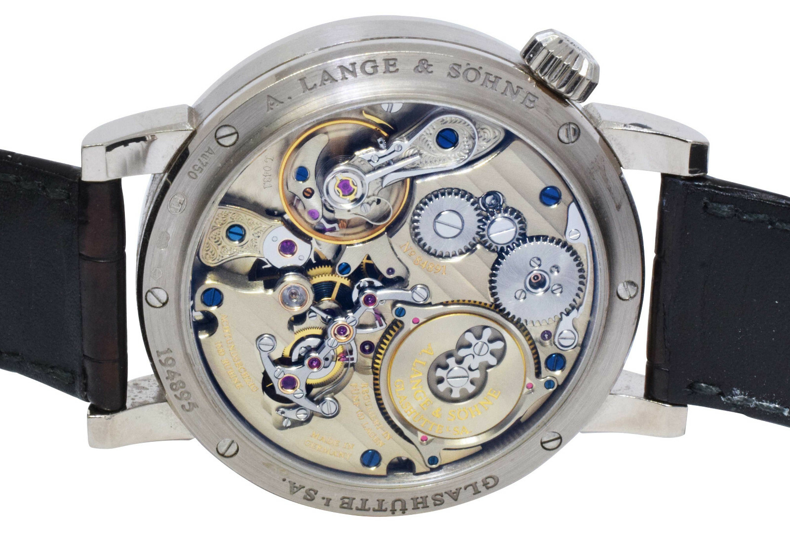 A. Lange & Sohne Lange Zeitwerk White Gold 41.9mm Watch Box/Papers 140.029