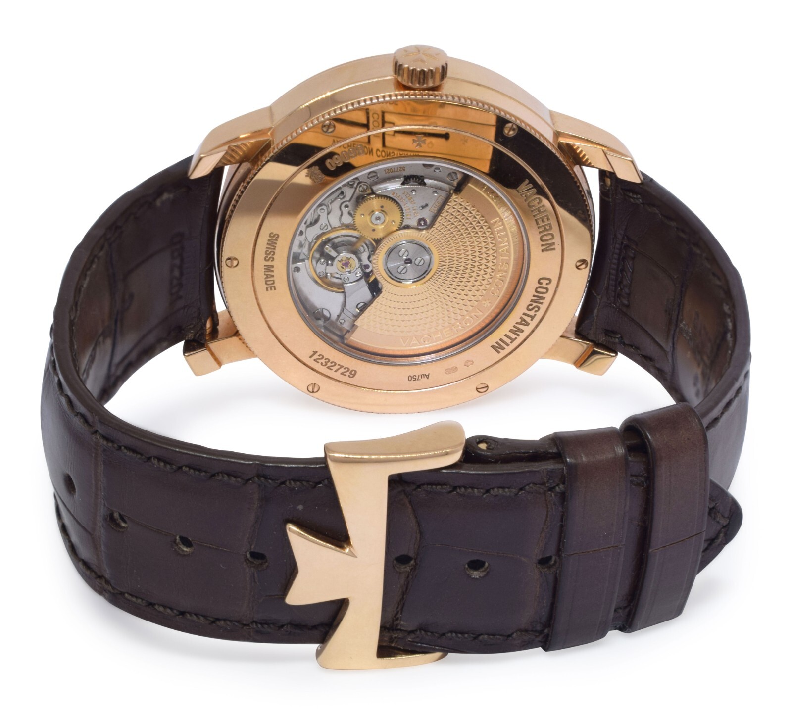 Vacheron Constantin Patrimony Traditionnelle Rose Gold WORLD TIME Watch 86060