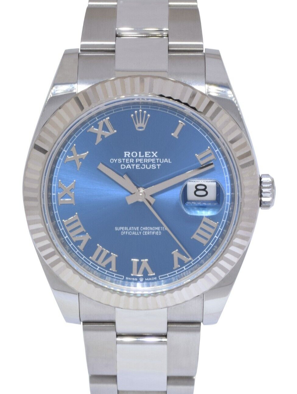 Rolex Datejust 41 Steel/18k Gold Bezel Blue Dial Oyster Watch +Card '25 126334 Rolex Datejust 41 Steel/18k Gold Bezel Blue Dial Oyster Watch +Card '25 126334
