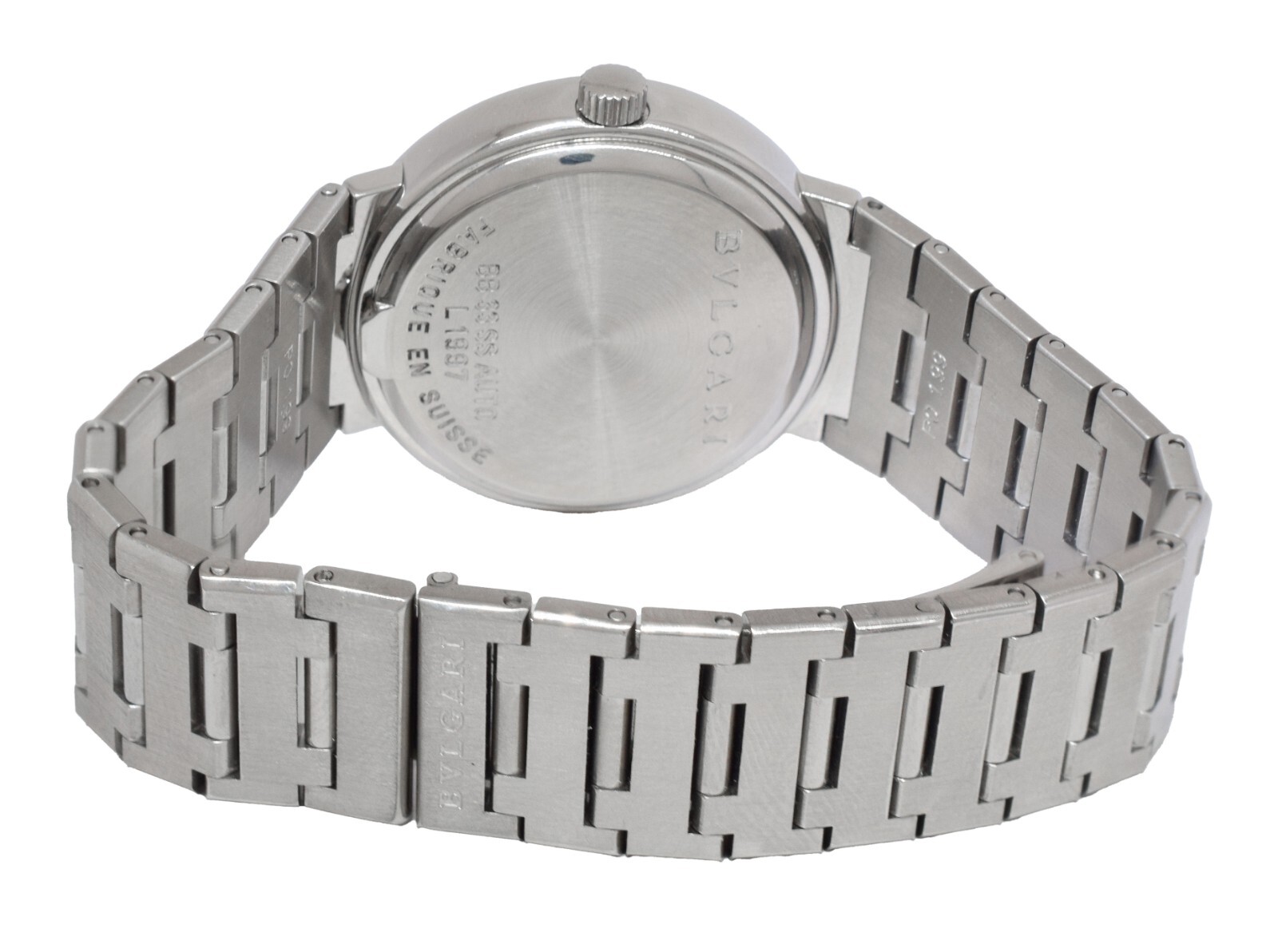 Bvlgari Bvlgari Stainless Steel Black Dial 33mm Watch BB 33 SS AUTO