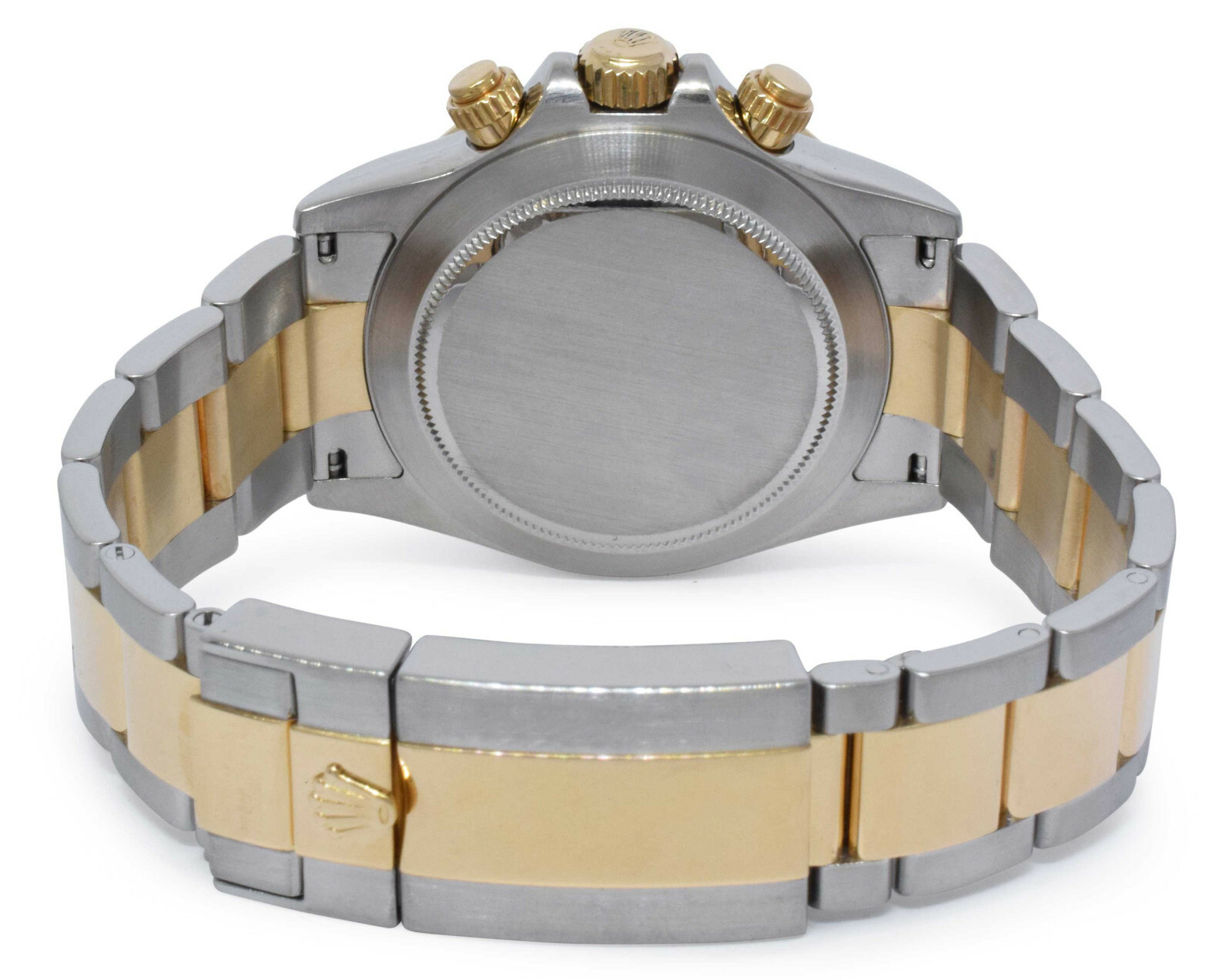 Rolex Daytona Chronograph 18k Yellow Gold/Steel Champagne Dial 40mm Watch 116523
