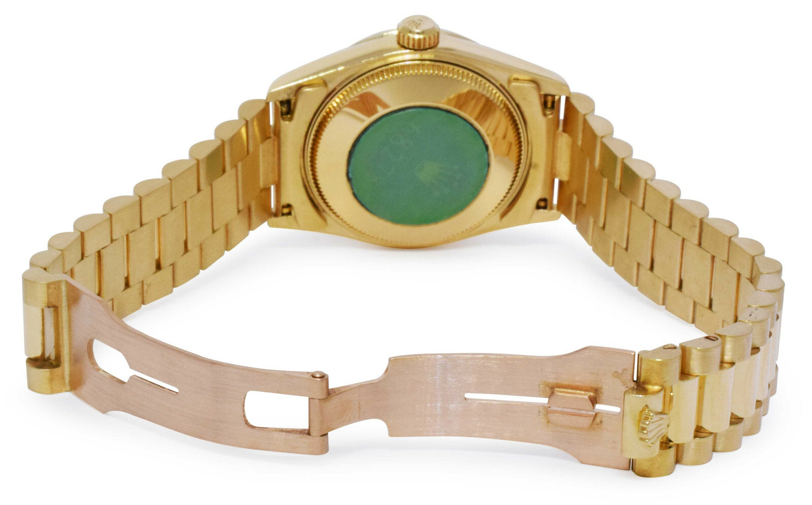 Rolex Datejust President 18k Yellow Gold Jubilee Diamond D/B Ladies 31mm 68278