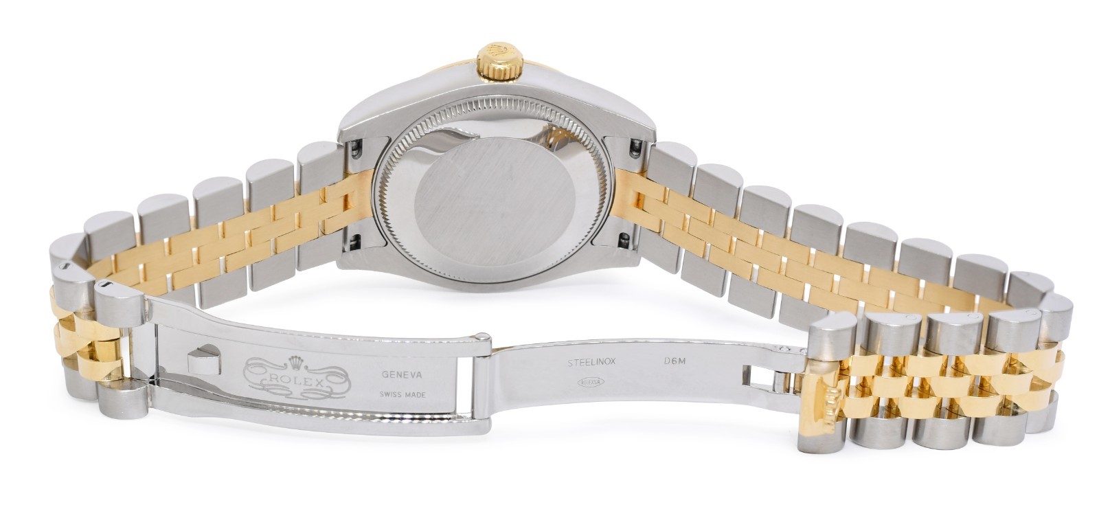 Rolex Datejust 18k Yellow Gold/Steel Olive Green Diamond VI 31mm Watch 178273