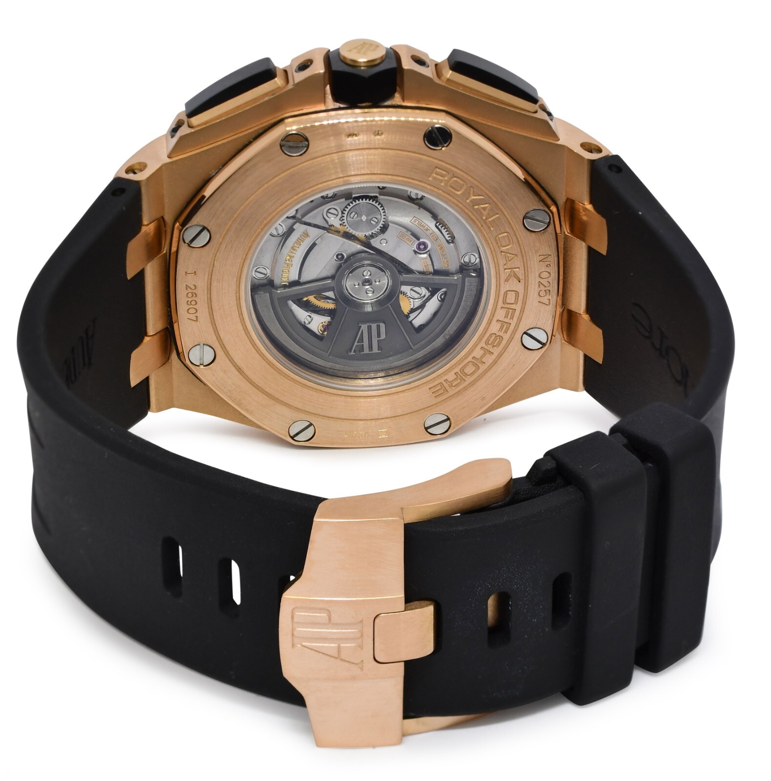 Audemars Piguet Royal Oak Offshore Chrono Rose Gold / Ceramic 44mm Watch 26401RO