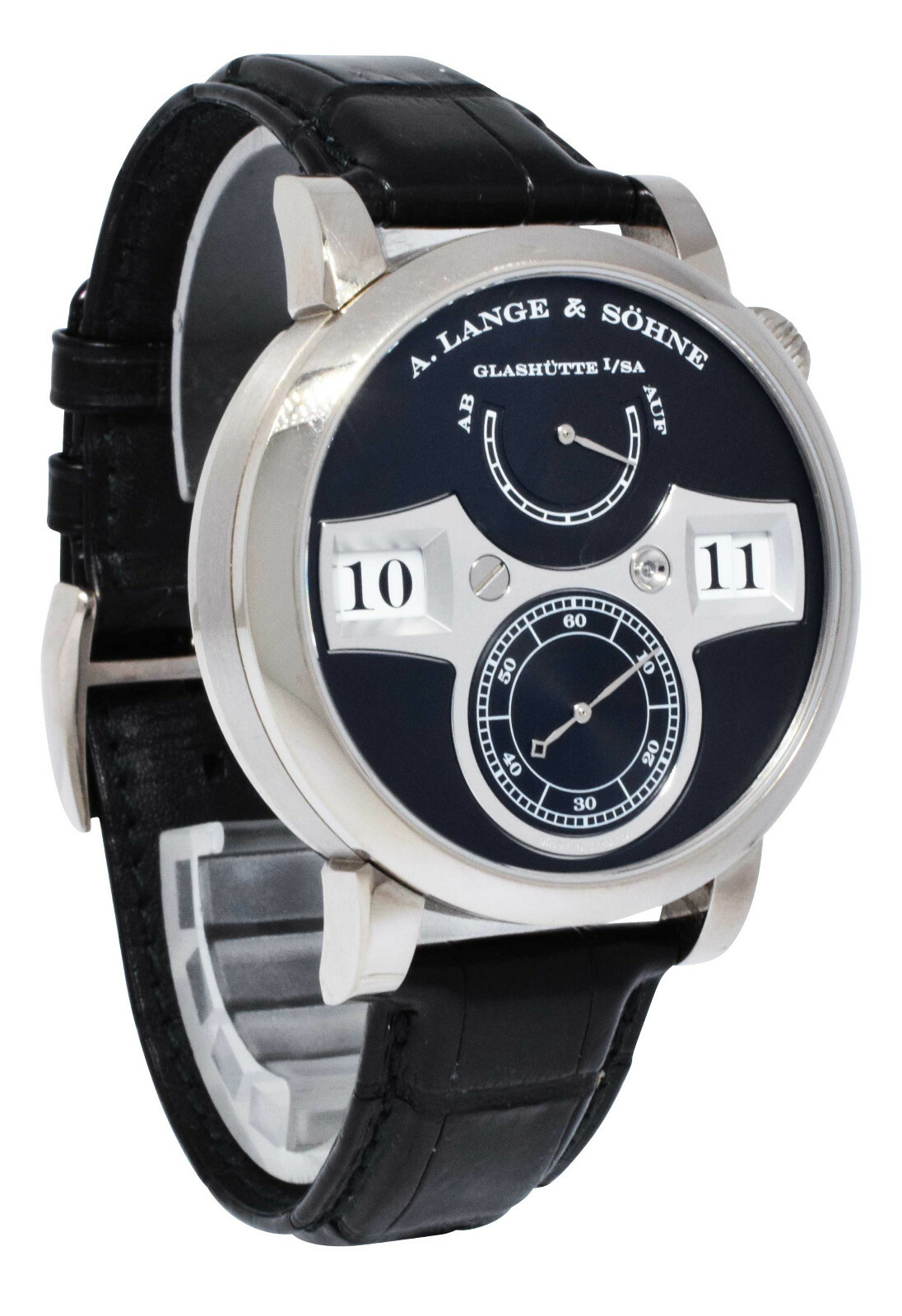 A. Lange & Sohne Lange Zeitwerk White Gold 41.9mm Watch Box/Papers 140.029
