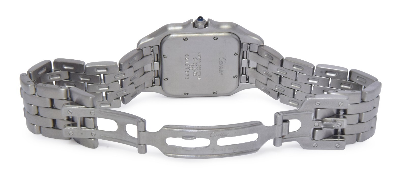 Cartier Panthere Jumbo Stainless Steel Silver Roman Dial Quartz Watch 1300 Cartier Panthere Jumbo Stainless Steel Silver Roman Dial Quartz Watch 1300