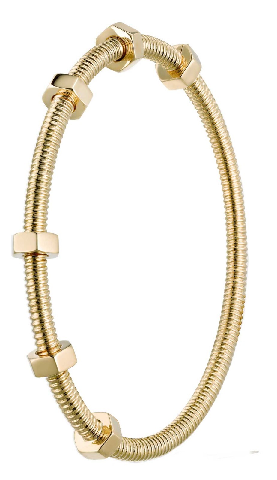 Cartier Ecrou Bracelet 16cm 18k Yellow Gold Screw Nut Bangle B6063816 Cartier Ecrou Bracelet 16cm 18k Yellow Gold Screw Nut Bangle B6063816