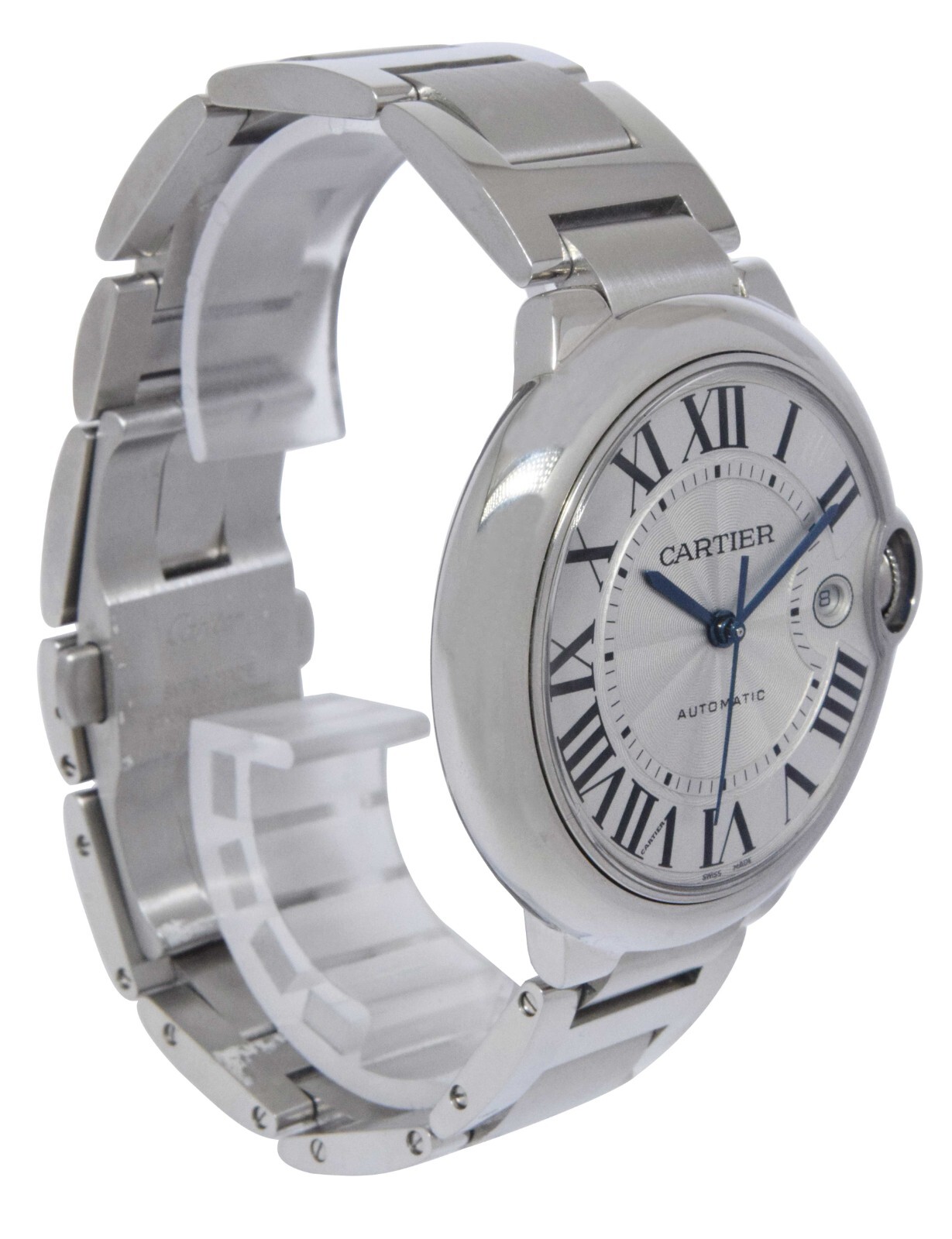 Cartier Ballon Bleu 42mm Steel Automatic Watch Box/Papers 2018 W69012Z4 3765