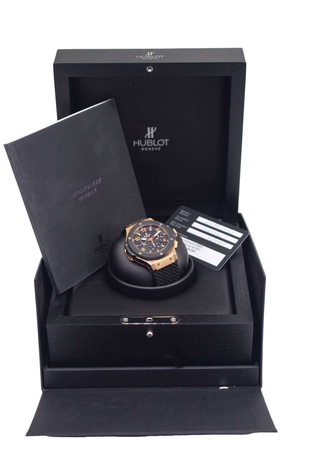 Hublot Big Bang Rose Gold /Ceramic Black Dial 44mm Watch B/P 301.PB.130.RX