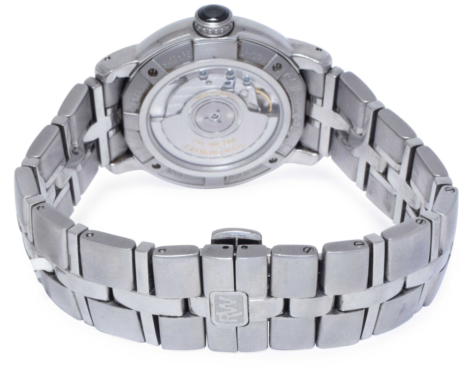 Raymond Weil Parsifal Steel Black Dial Mens 40mm Automatic Watch 2843-ST-00207