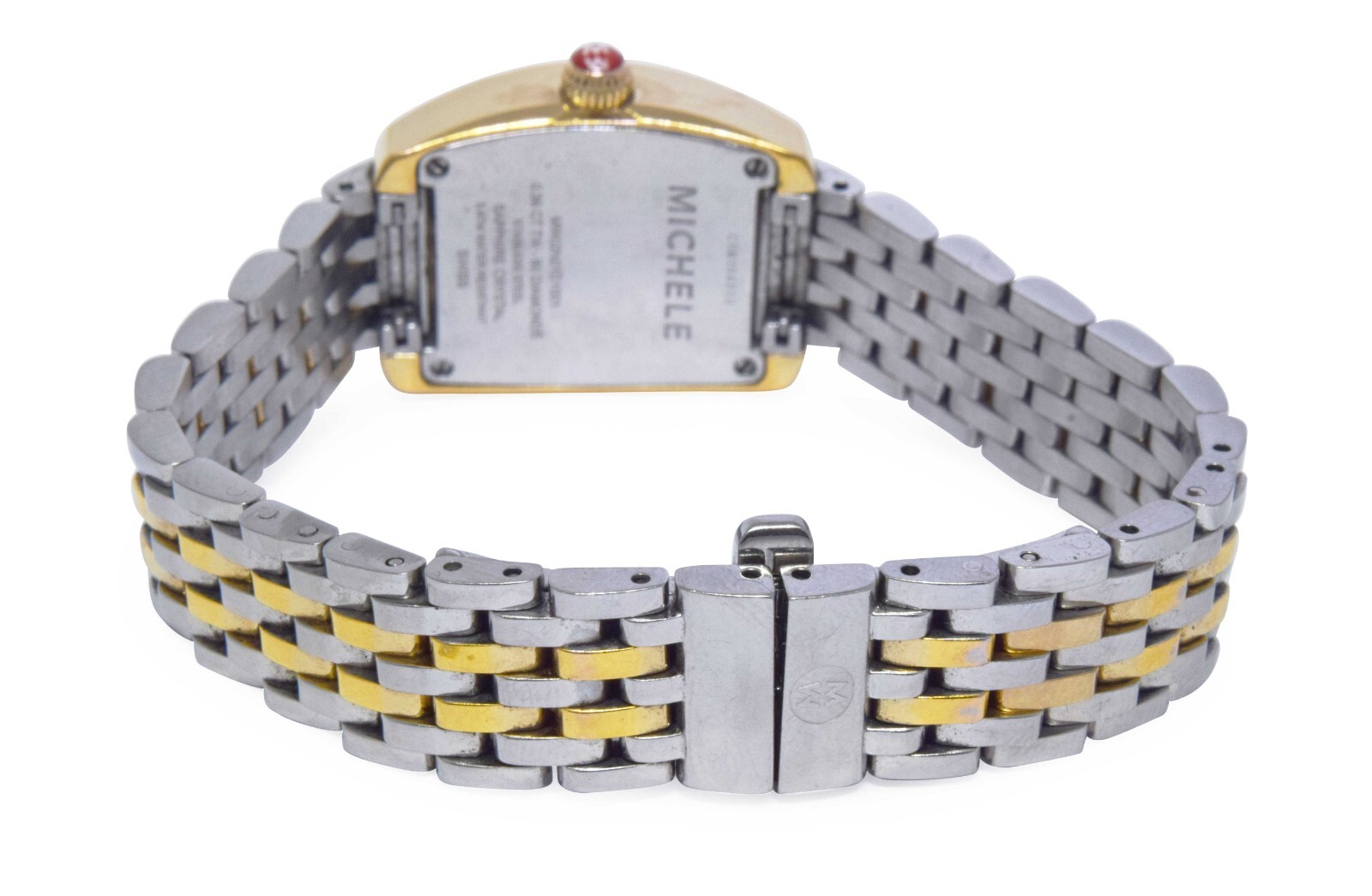 Michele Urban Petite Diamond Steel 2-Tone Ladies Quartz Watch MW02N01D