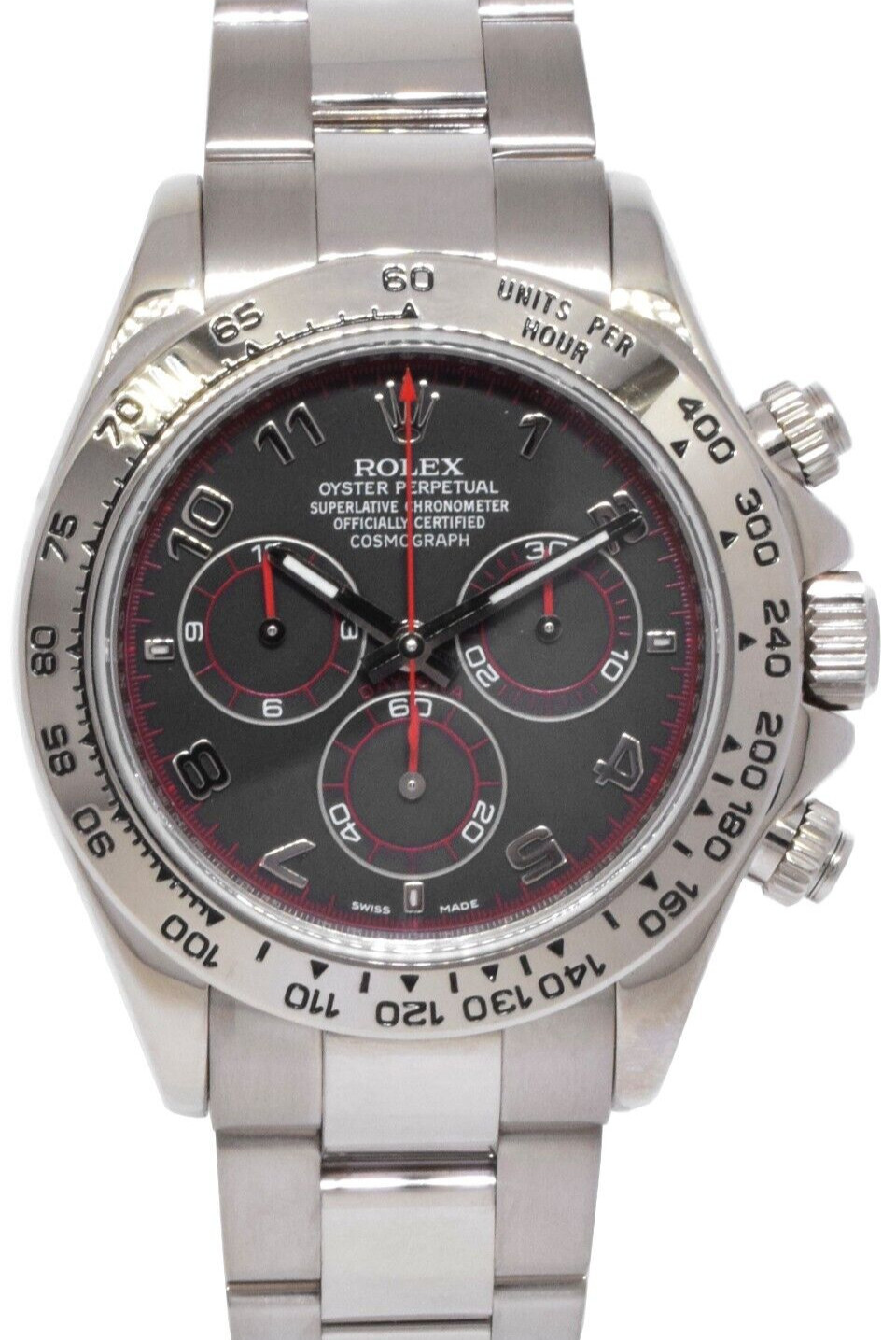Rolex Daytona Chronograph 18k White Gold Black Dial Watch Z 116509 Rolex Daytona Chronograph 18k White Gold Black Dial Watch Z 116509
