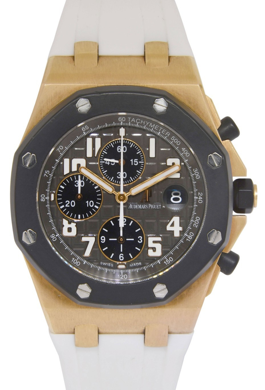 Audemars Piguet Royal Oak Offshore Rose Gold RubberClad 42mm Watch B/P 25940OK Audemars Piguet Royal Oak Offshore Rose Gold RubberClad 42mm Watch B/P 25940OK