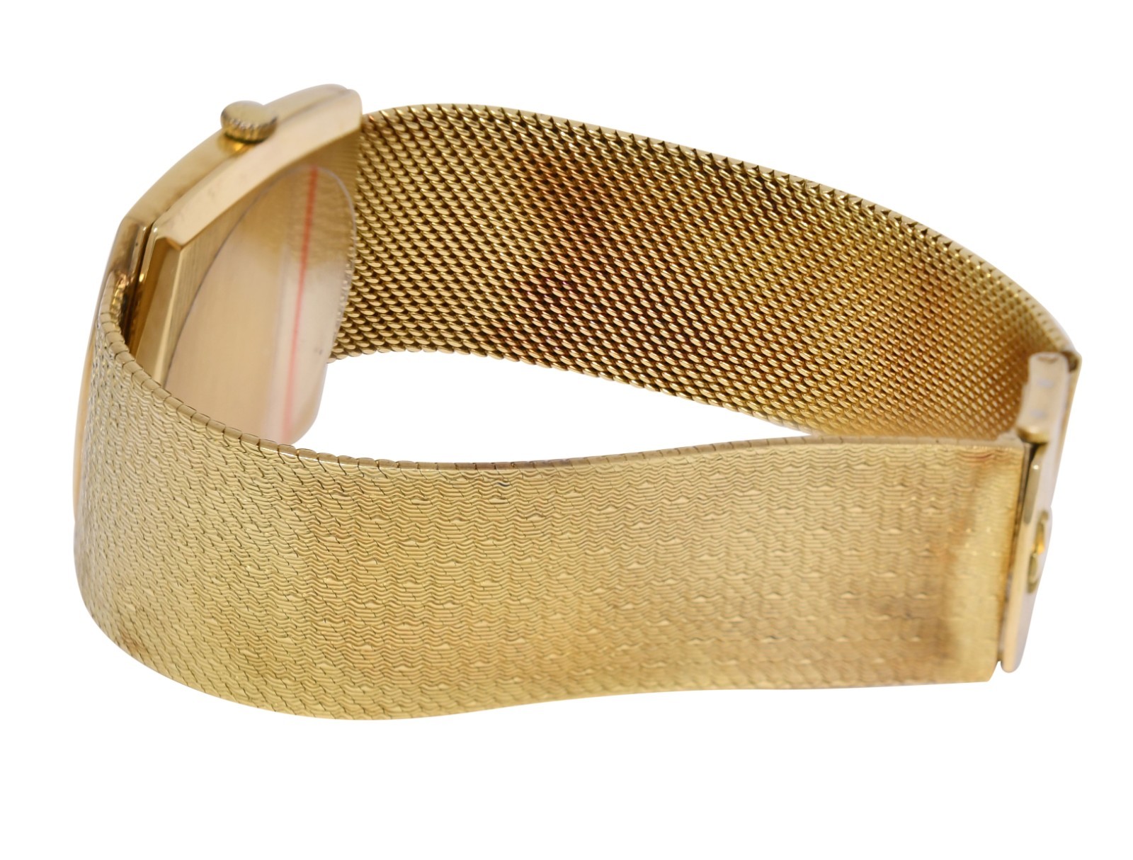 Vacheron Constantin Vintage Mens 18k Gold  Bracelet Watch Mechanical 7395