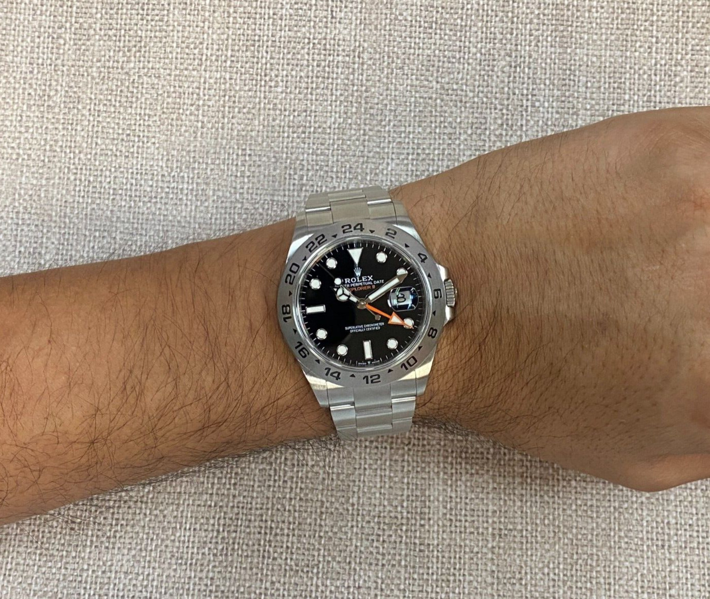 Rolex Explorer II GMT Steel Black Dial Mens 42mm Watch 226570