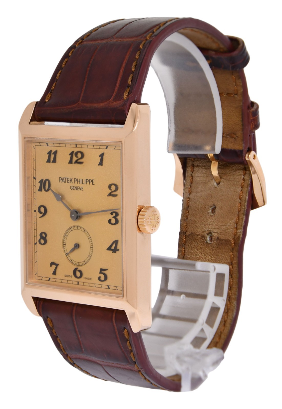 Patek Philippe 5109 Gondolo 18k Rose Gold Mens Manual Watch 5109R