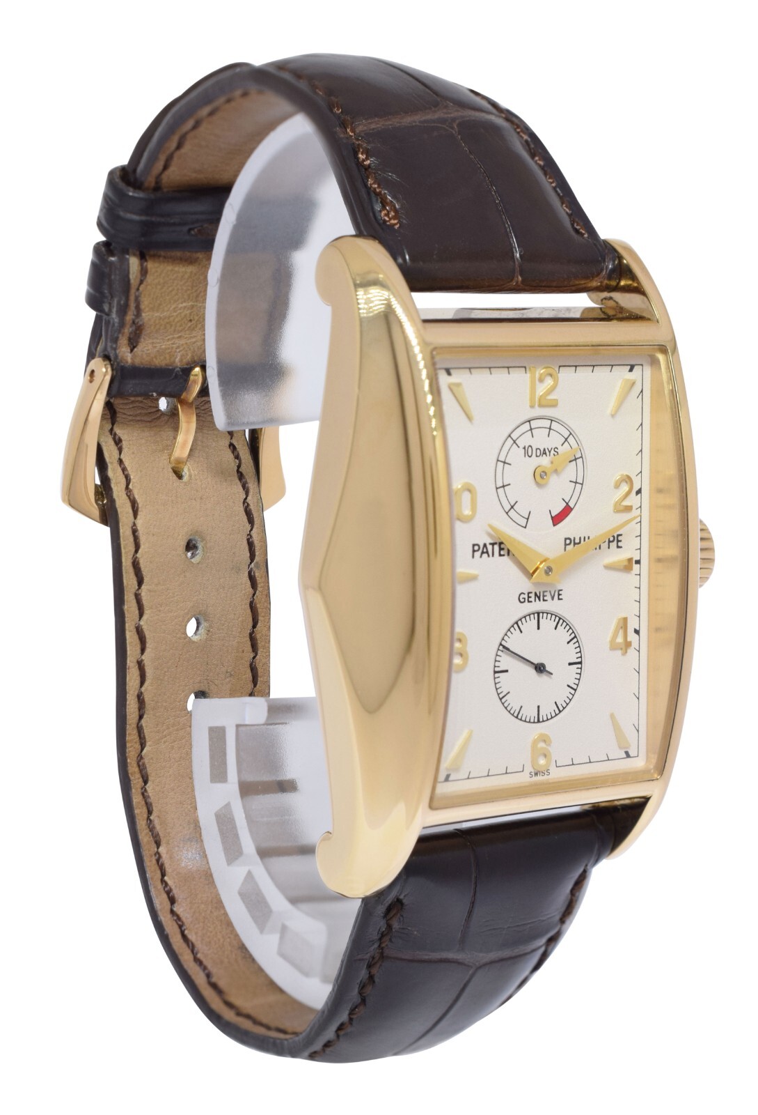 Patek Philippe 5100 Gondolo 18k Yellow Gold Watch 10 Day Power Reserve B/P 5100J
