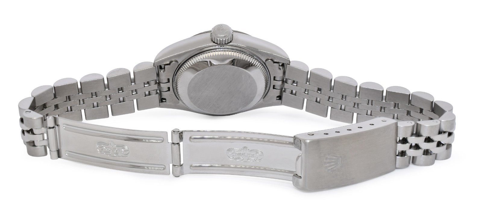 Rolex Datejust Steel/18k WG Bezel Silver Dial Ladies 26mm Watch W 69174