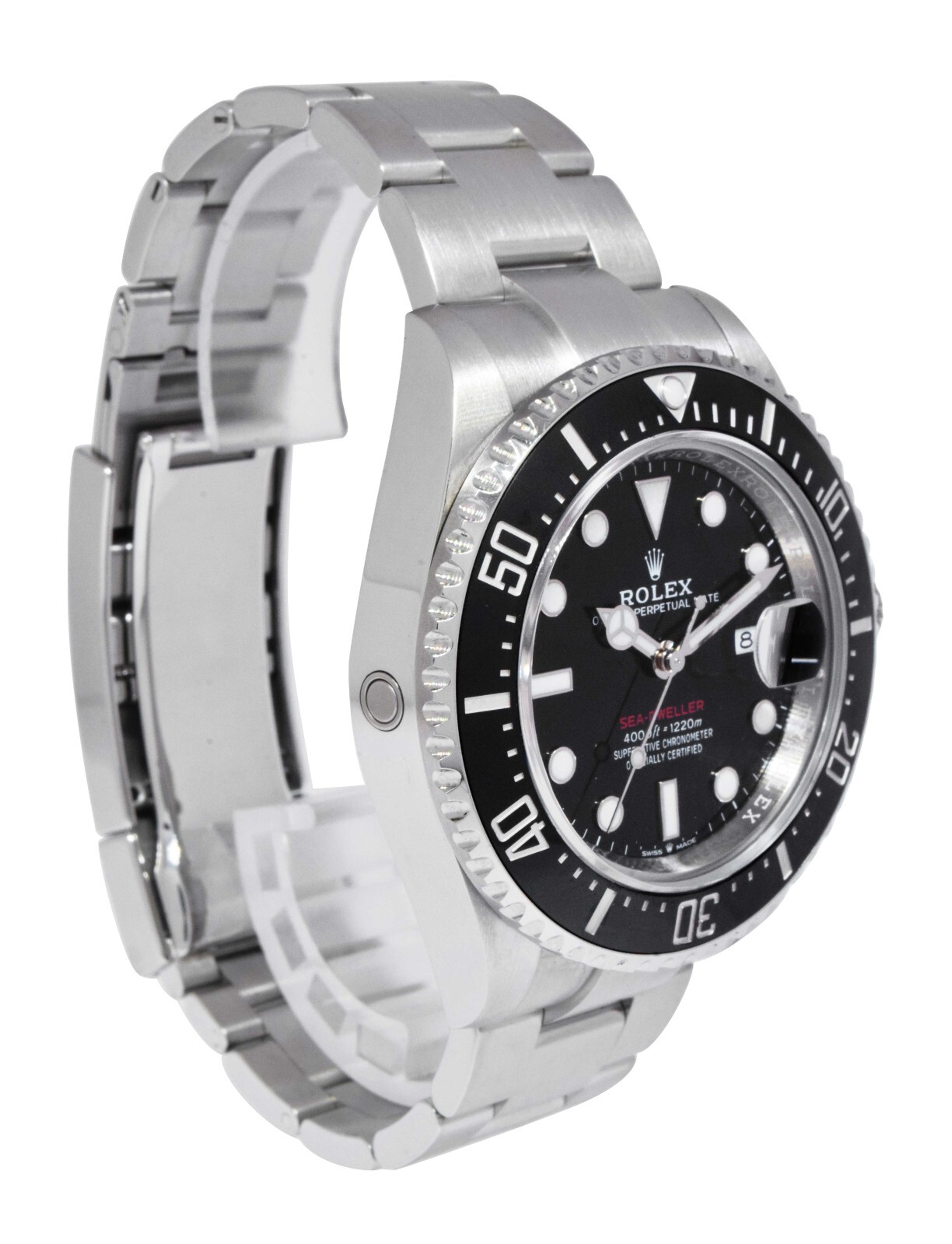 Rolex Red Sea-Dweller 50th Steel/Ceramic Black Dial 43mm Watch B/P '21 126600