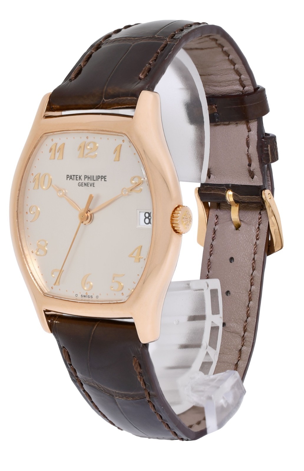 Patek Philippe 5030 Gondolo 18k Rose Gold Tonneau Mens Automatic Watch 5030R