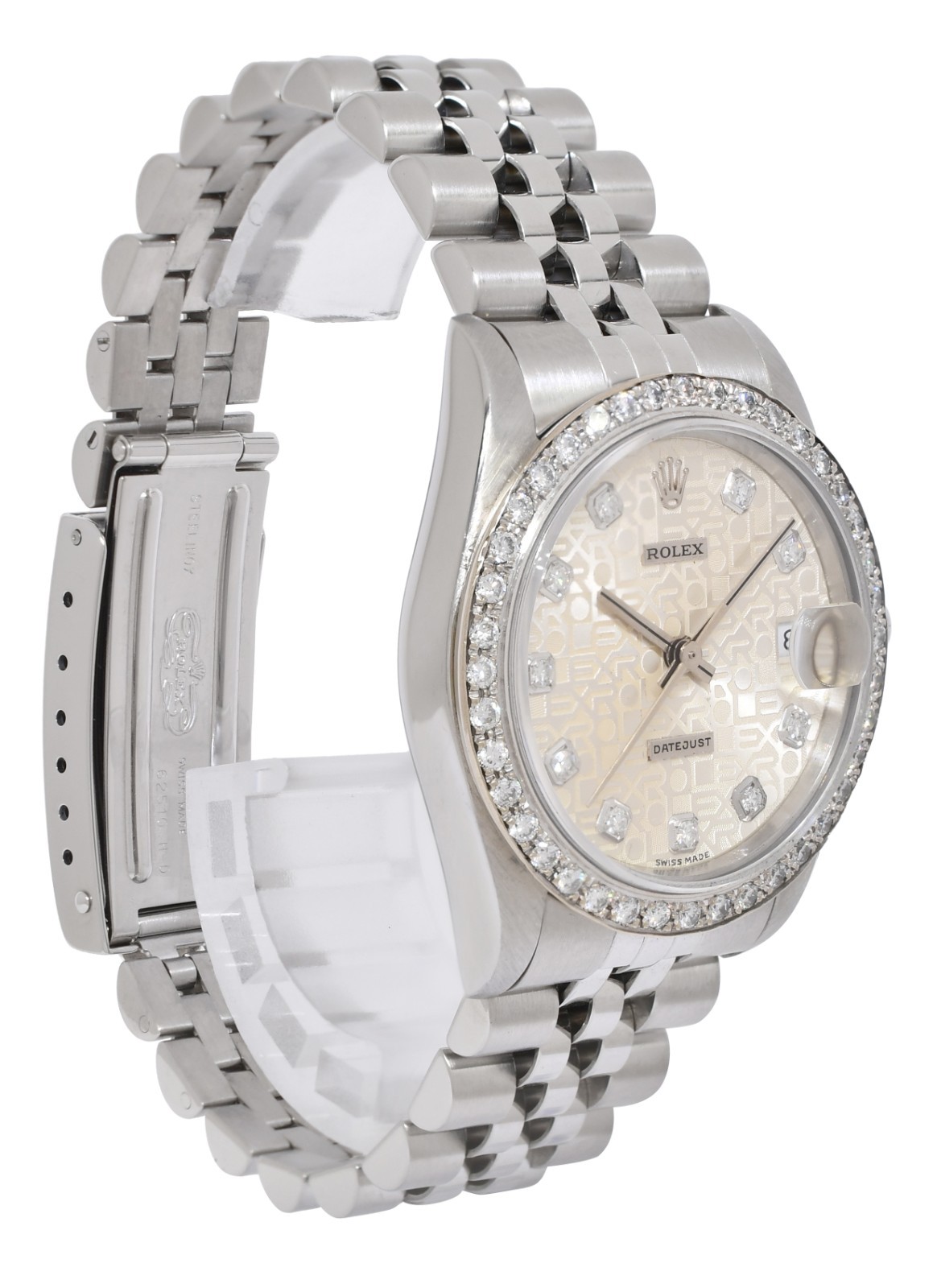 Rolex Datejust Steel Jubilee Diamond Dial/Bezel Ladies 31mm Watch T 68274