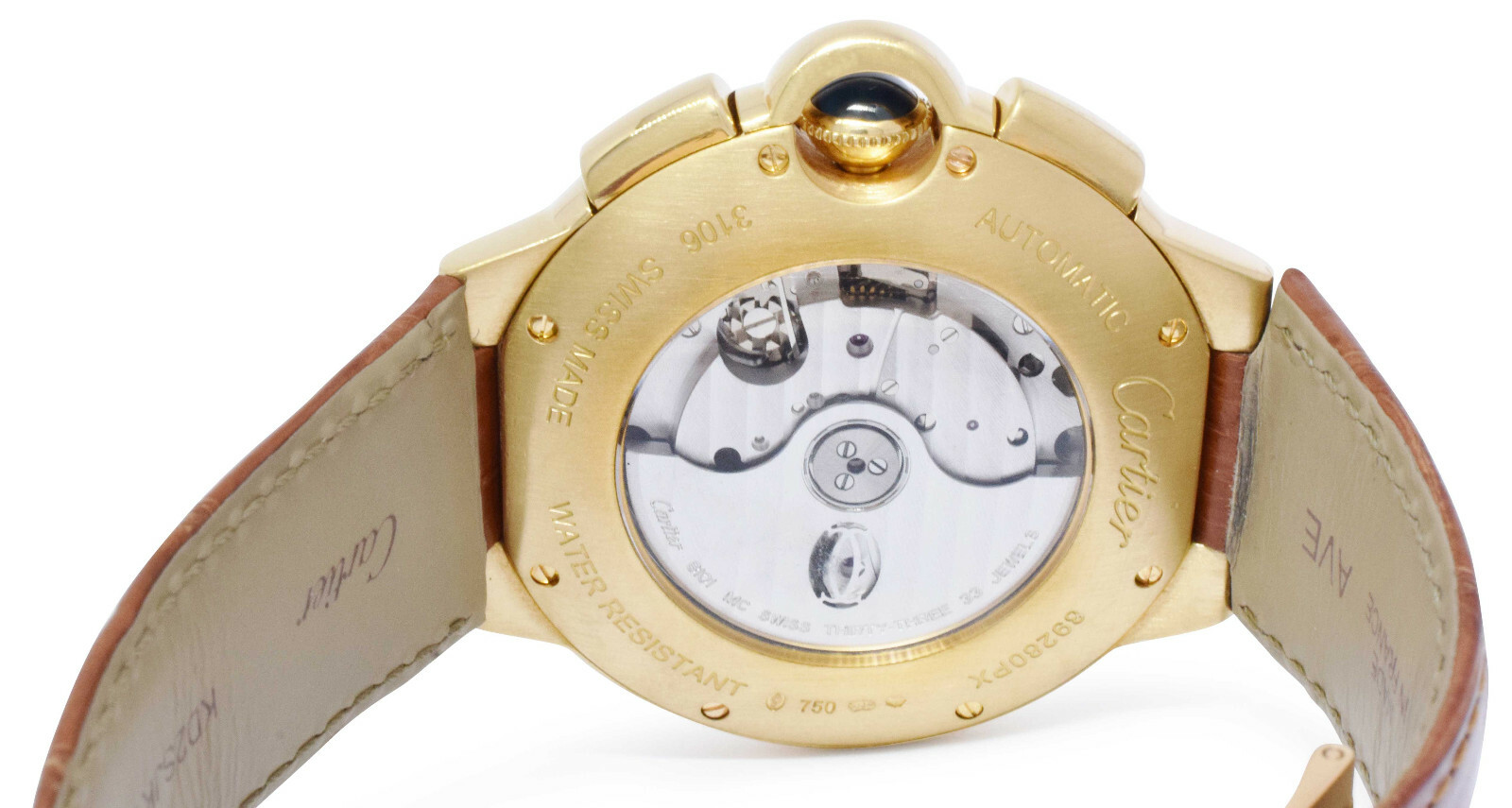 Cartier Ballon Bleu XL 44mm Chronograph 18k Yellow Gold Watch W6920007 3106 Cartier Ballon Bleu XL 44mm Chronograph 18k Yellow Gold Watch W6920007 3106