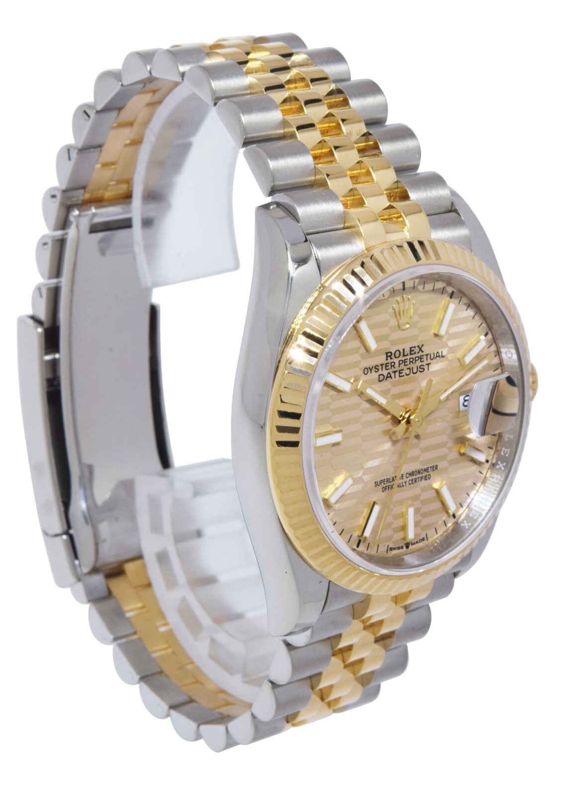 NOS Rolex Datejust 36 Yellow Gold/Steel Golden Fluted Motif Watch B/P '24 126233 NOS Rolex Datejust 36 Yellow Gold/Steel Golden Fluted Motif Watch B/P '24 126233