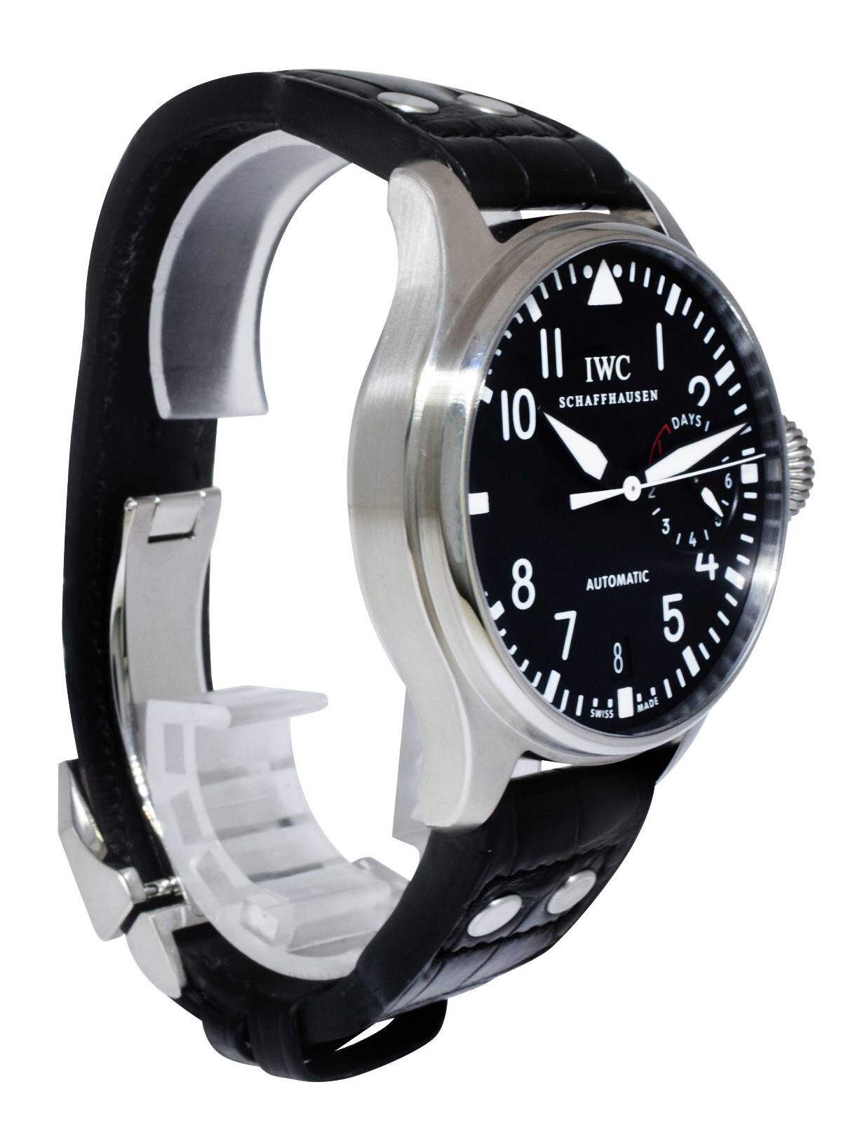 IWC Big Pilot 5004 Steel 7 Day Power Reserve Mens 46mm Automatic Watch IW500401