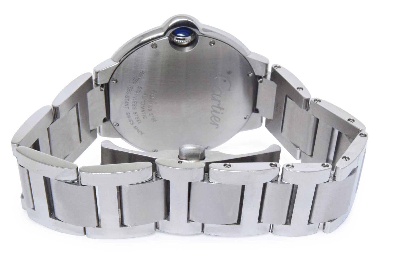 Cartier Ballon Bleu 42mm Steel Automatic Watch Box/Papers 2018 W69012Z4 3765