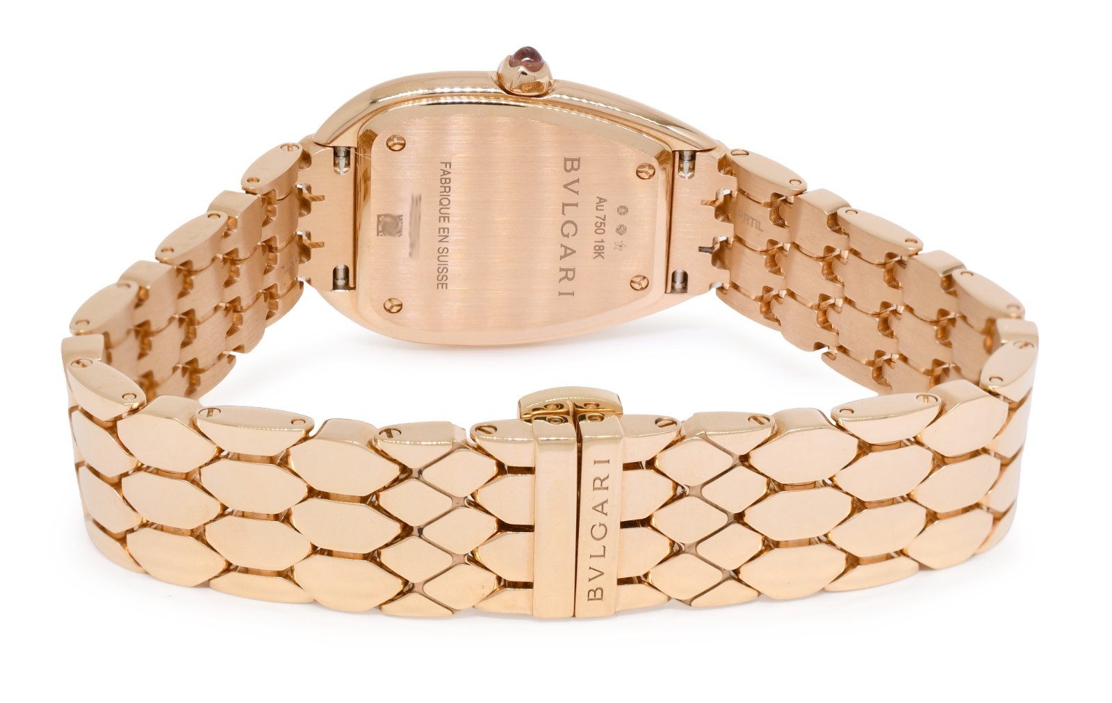 Bvlgari Serpenti Seduttori Rose Gold Diamond Malachite Dial Watch B/P '24 103944