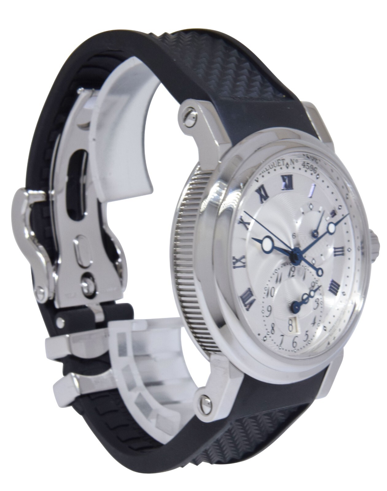 Breguet Marine Dual Time GMT Steel Mens 42mm Automatic Watch B/P '14 5857ST Breguet Marine Dual Time GMT Steel Mens 42mm Automatic Watch B/P '14 5857ST